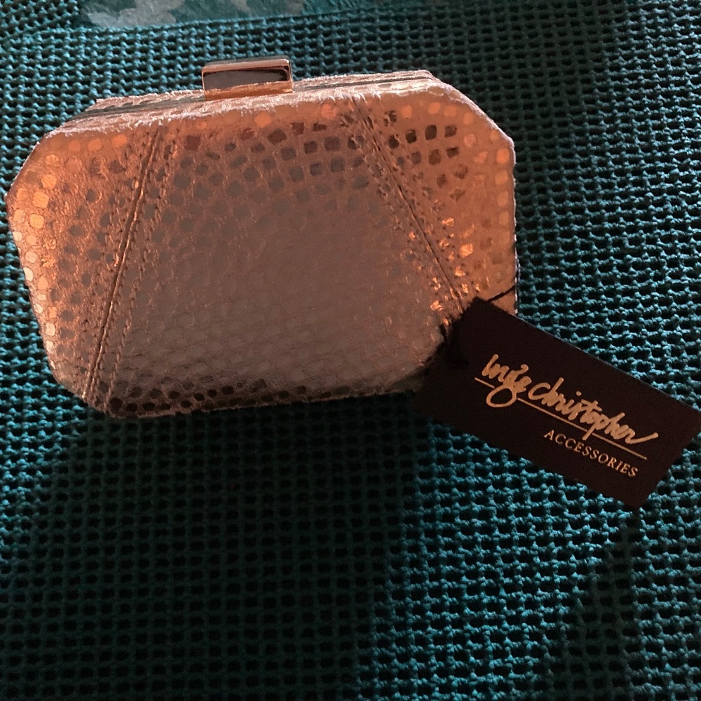 Christopher Inge Gold Evening Clutch/Purse